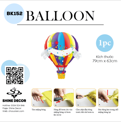 Bong bóng kiếng hình - BK152