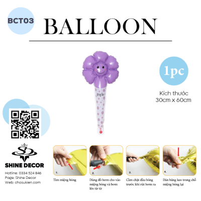 bóng kiếng cầm tay - BK03