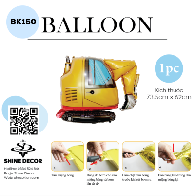 Bong bóng kiếng hình - BK150