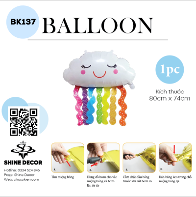 Bong bóng kiếng hình - BK137