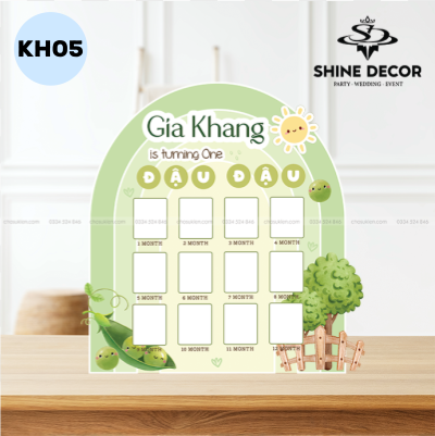 Khung hình 12 tháng thiết kế - KH05