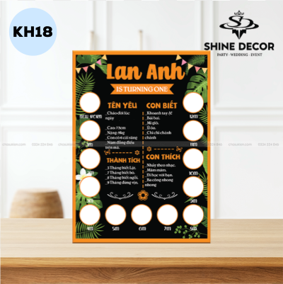 Khung hình 12 tháng thiết kế - KH18