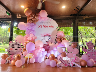 Mẫu trang trí mèo hồng