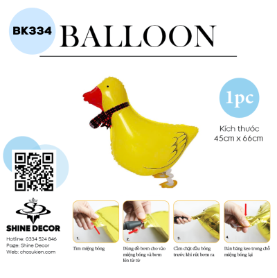 Bong bóng kiếng hình - BK334