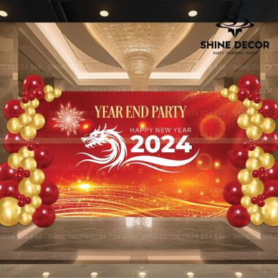 Mẫu trang trí back chữ nhật