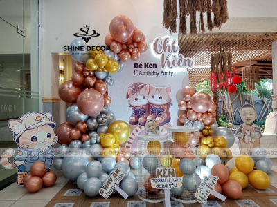 Mẫu trang trí mèo bóng nhũ