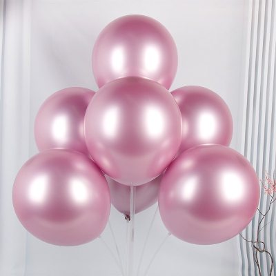 Bong Bóng Siêu Nhũ Chrome 25cm - Hồng BaBy