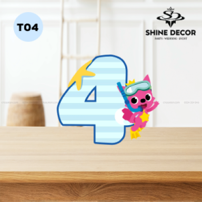 Mô Hình Số Tuổi Bé - T04