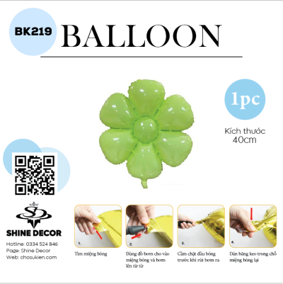 Bong bóng kiếng hình - BK219