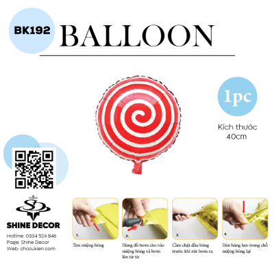 Bong bóng kiếng hình - BK192