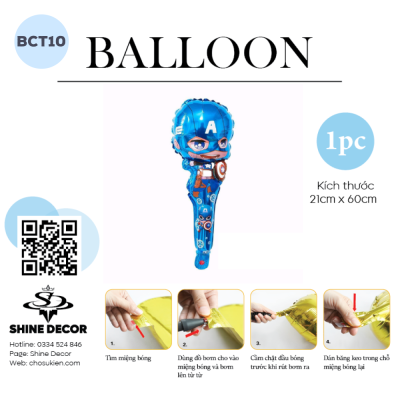 bóng kiếng cầm tay - BK10