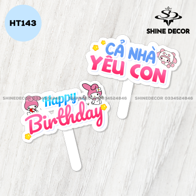 Hashtag Sinh Nhật - Melody - HT143