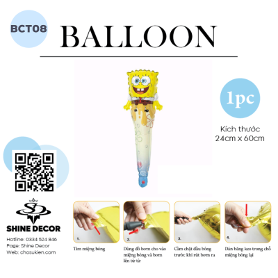 bóng kiếng cầm tay - BK08