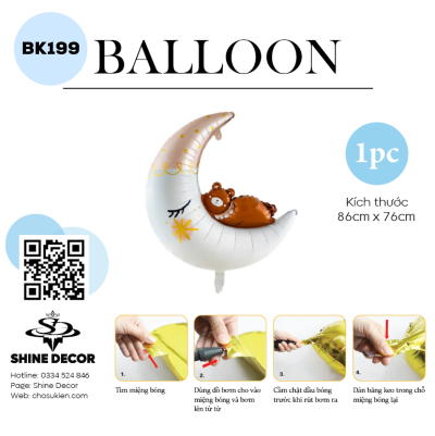 Bong bóng kiếng hình - BK199