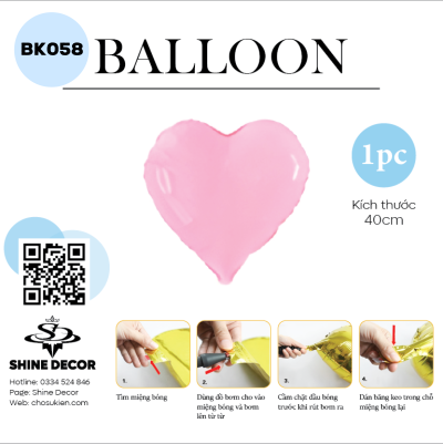 Bong bóng kiếng hình - BK058