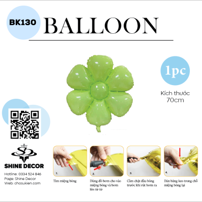 Bong bóng kiếng hình - BK130