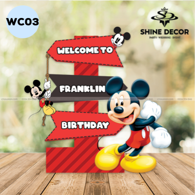 bảng welcome thiết kế - WC03