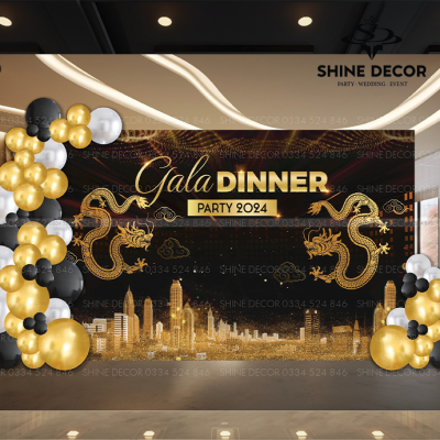 Mẫu trang trí back chữ nhật