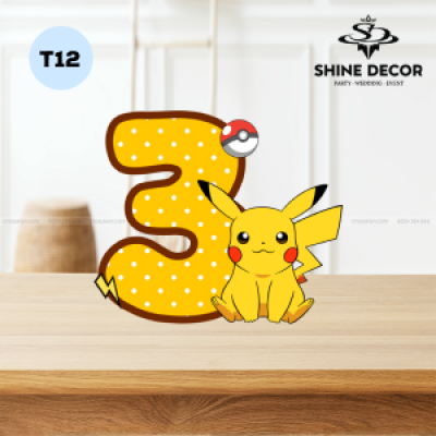 Mô Hình Số Tuổi Bé - T12