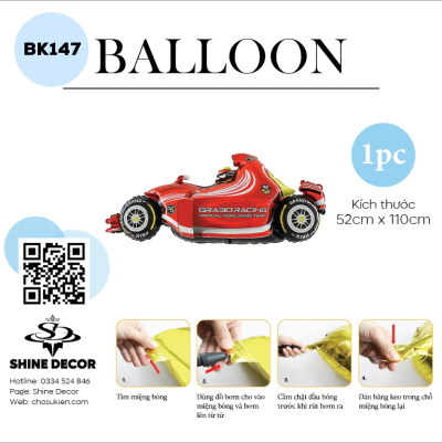 Bong bóng kiếng hình - BK147