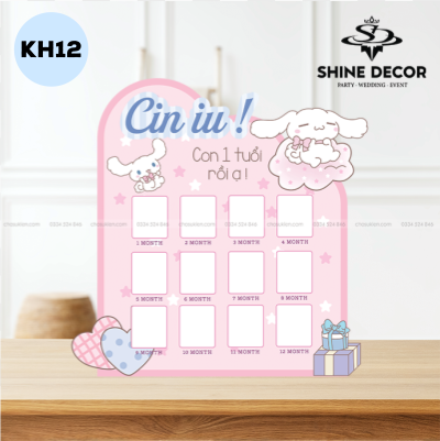 Khung hình 12 tháng thiết kế - KH12