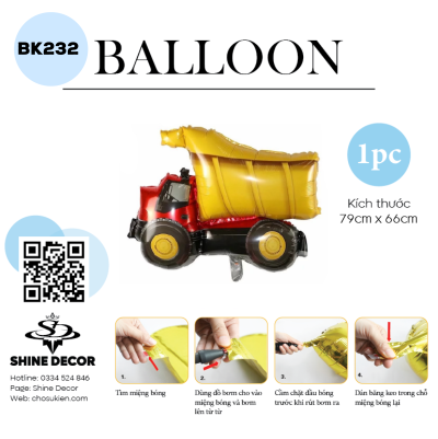 Bong bóng kiếng hình - BK232