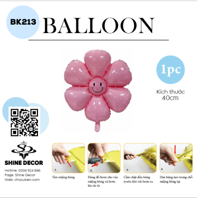 Bong bóng kiếng hình - BK213