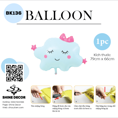 Bong bóng kiếng hình - BK136