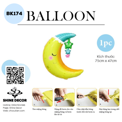 Bong bóng kiếng hình - BK174